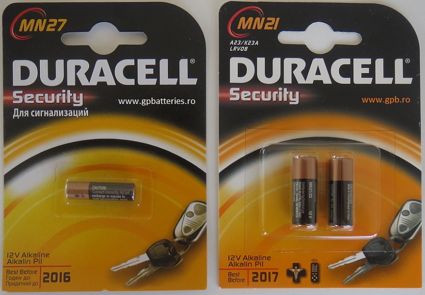 Baterie alcalina Duracell 27A 12V